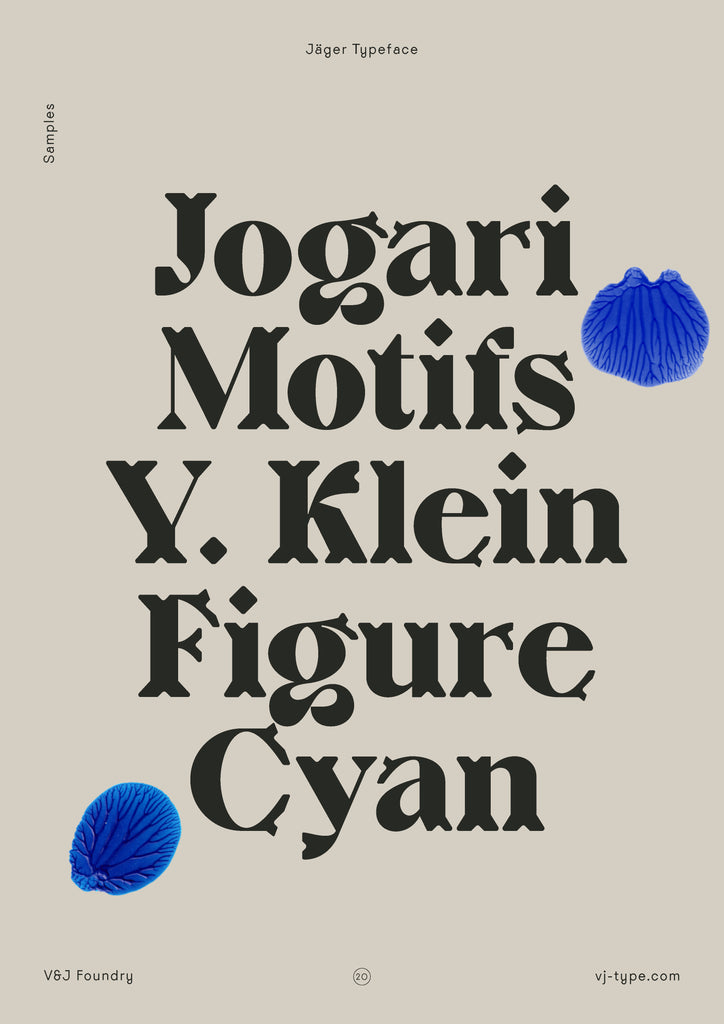 Graphic Design Inspiration | Jager VJ Type