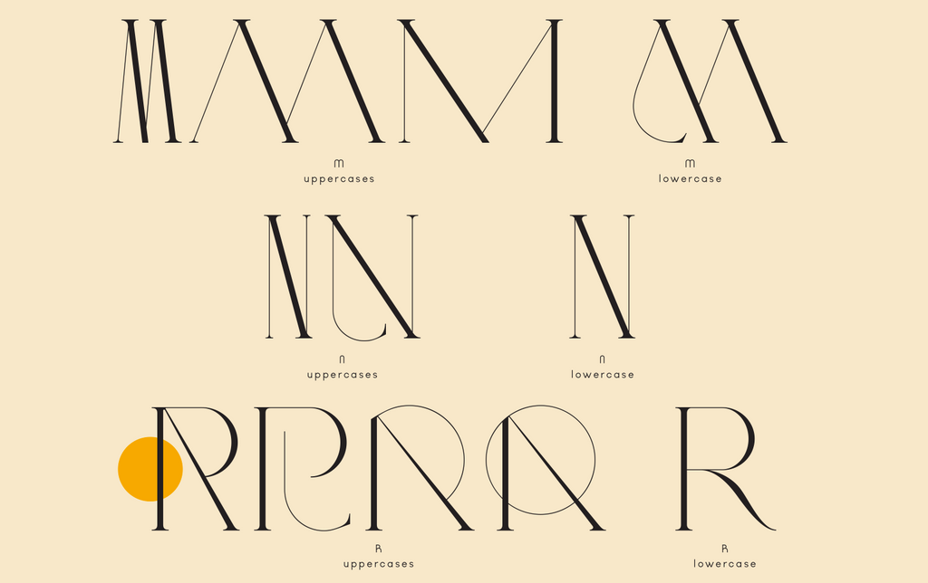 Font Letter Design | By VJ Type