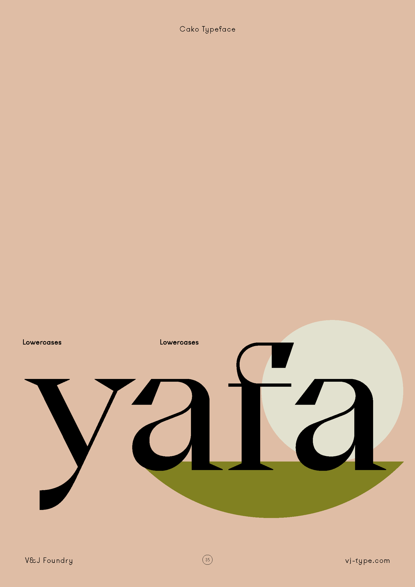 Poster Layout | Font by VJ Type