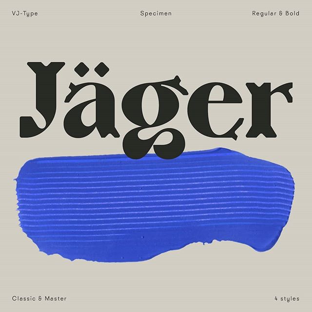 Typography Layout | Jager VJ Type