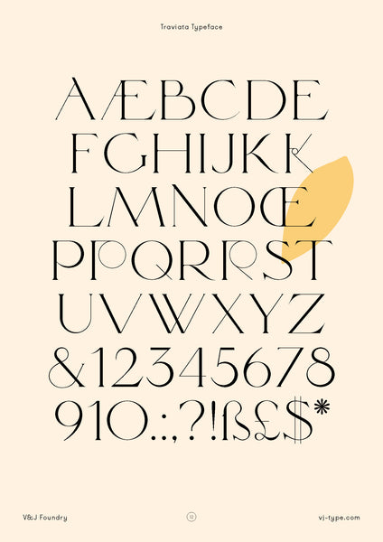 Font and typeface design By VJ Type