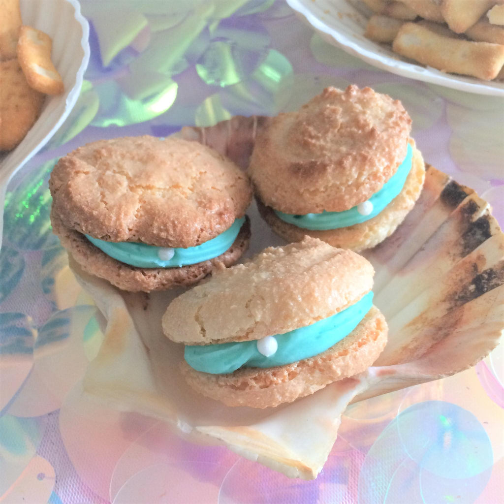 Under the Sea Clam Biscuits I Under the Sea Themed Party Blog I My Dream Party Shop I UK