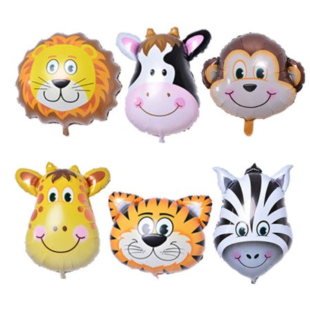 Jungle Animal Foil Balloons I Jungle Party Balloons and Decorations UK