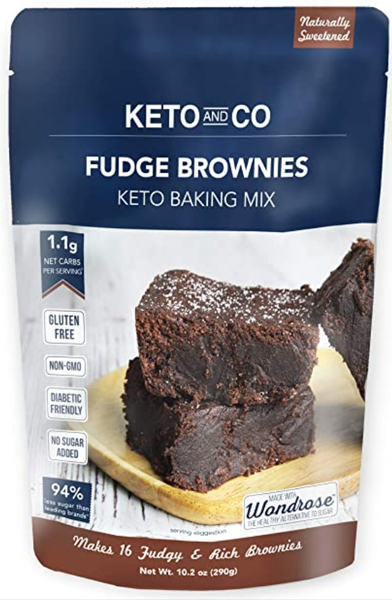 Keto and Co Fudge Brownie