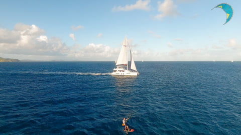 Sailing Kiteboarding