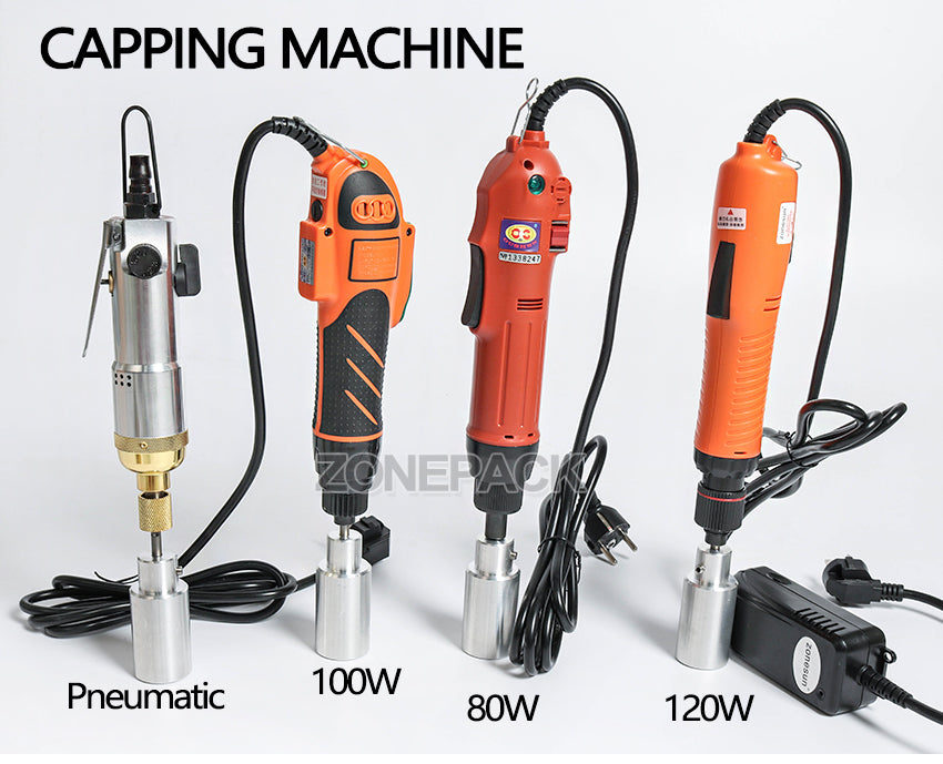 Optional Mix Up Capping Machine Portable Automatic Electric With Security Ring Bottle Capper Screwing Sealing Machine