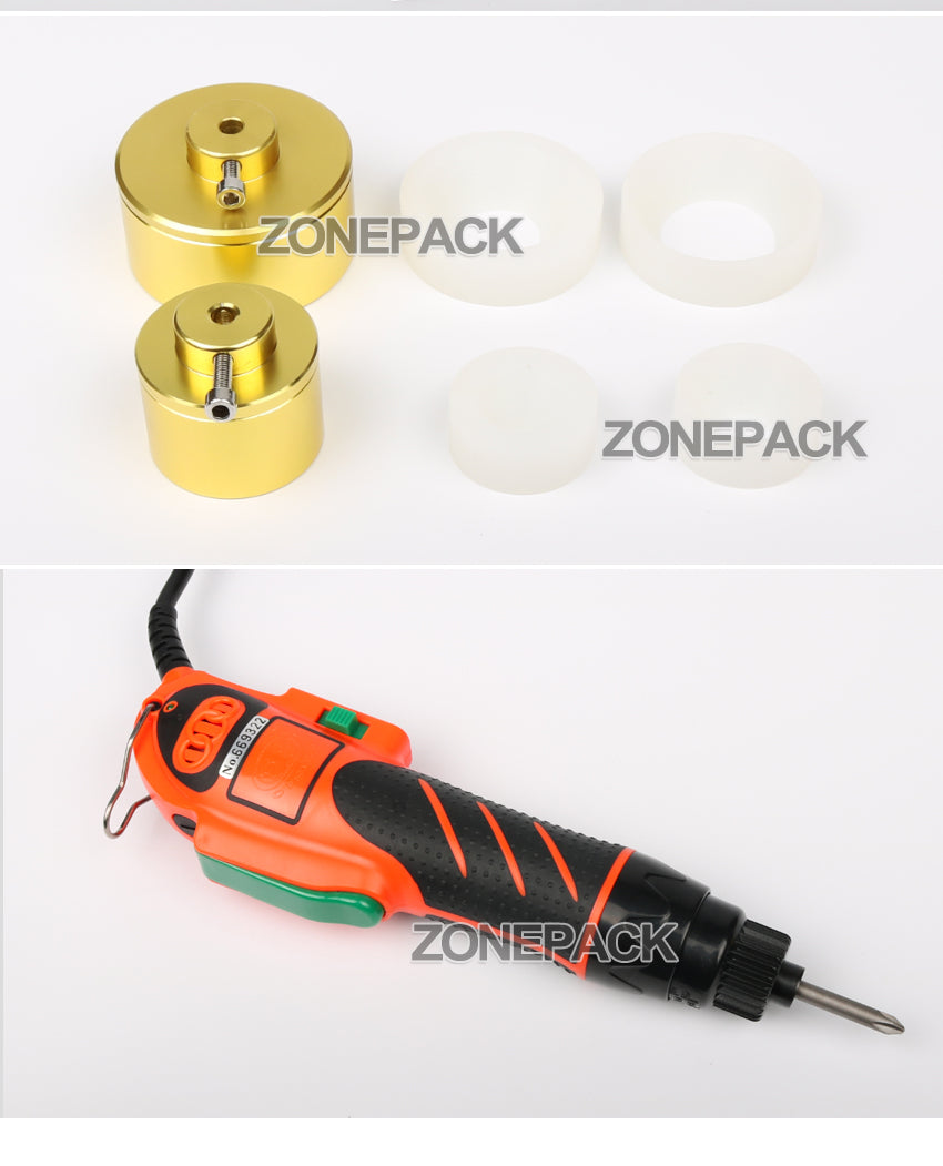 ZONESUN 100W 10-50mm Bottle Cap Screw Capping Machine