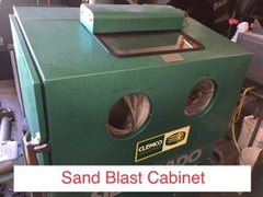 gearbox sand blast cabinet