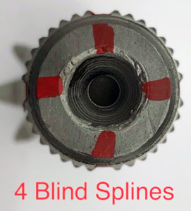 Saginaw GMTt 4 blind splines