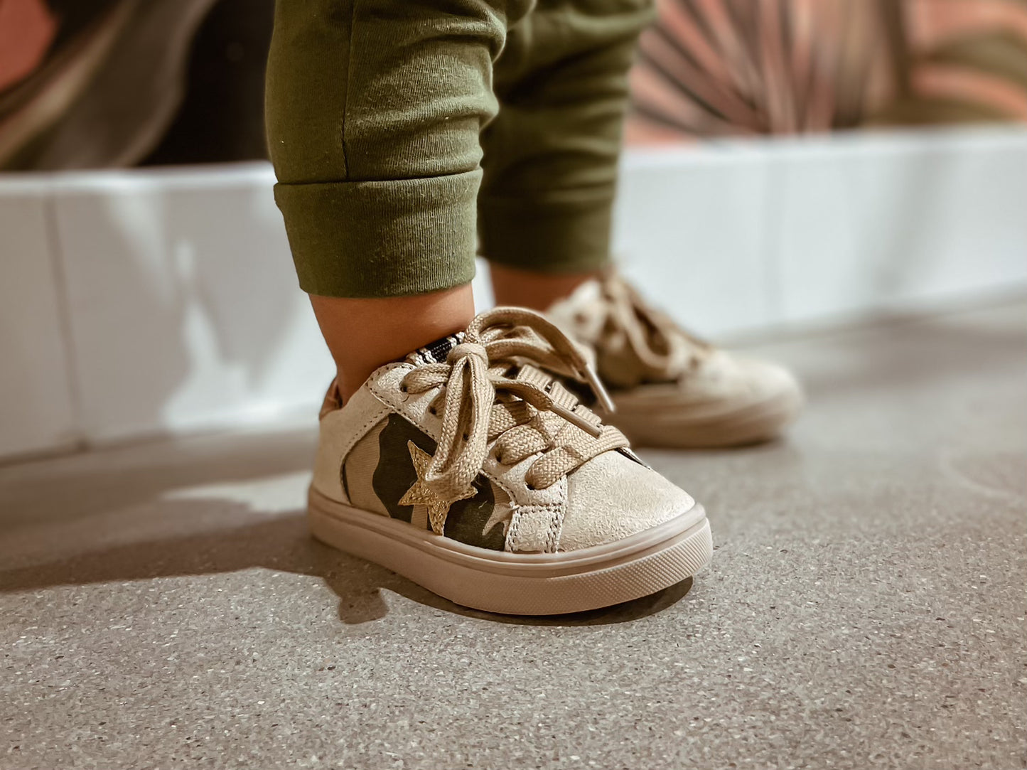 SHU SHOP Paula Camo Toddler & Kids Sneakers