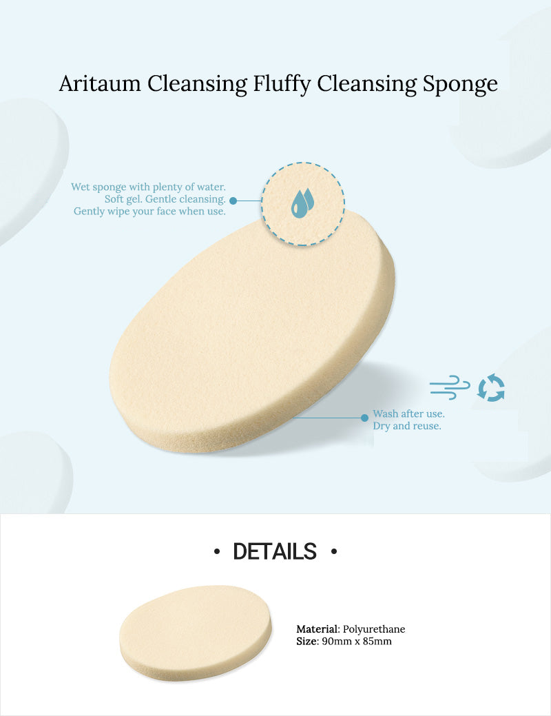 Aritaum Cleansing Fluffy Cleansing Sponge