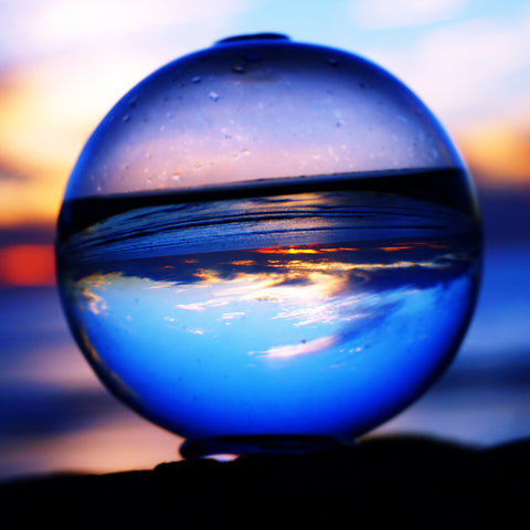 Bio-Orb refraction photo at beach sunset