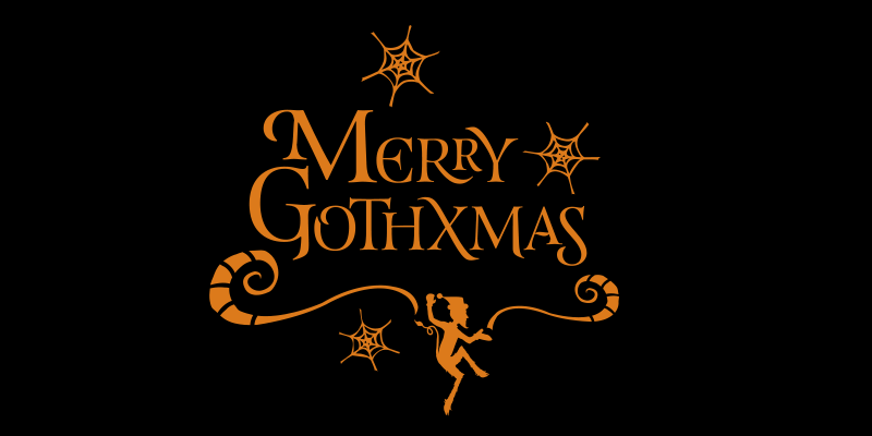 goth xmas shirt