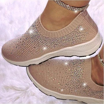 2019 New Crystal Sizzle Sneakers Women 