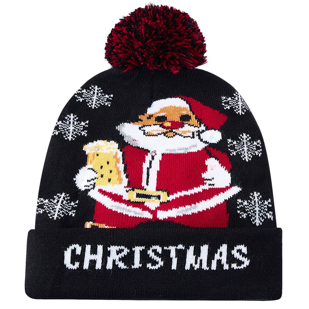 santa claus beanie hat