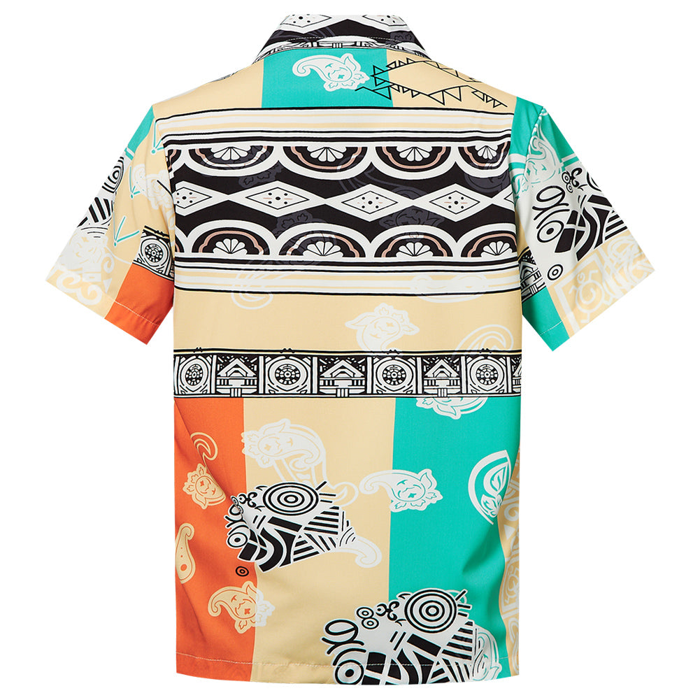 Personalized Photo Summer Short Sleeve Button Hawaiian Shirt Beach Shorts Button Down Hawaiian Shirt HTL 52a Custom Photo Hawaiian Shirt