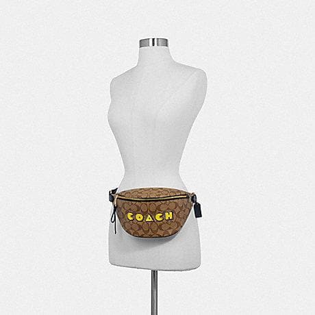 coach pac man belt bag