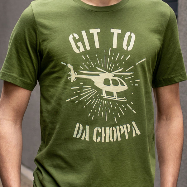 Programming T-shirt - Git To Da Choppa - Made4Dev.com