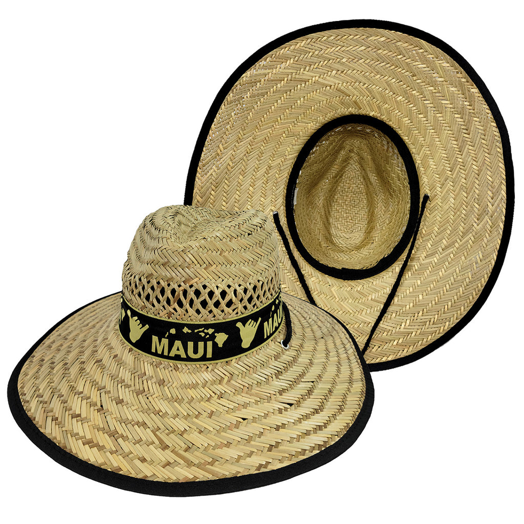 black cowboy hat straw