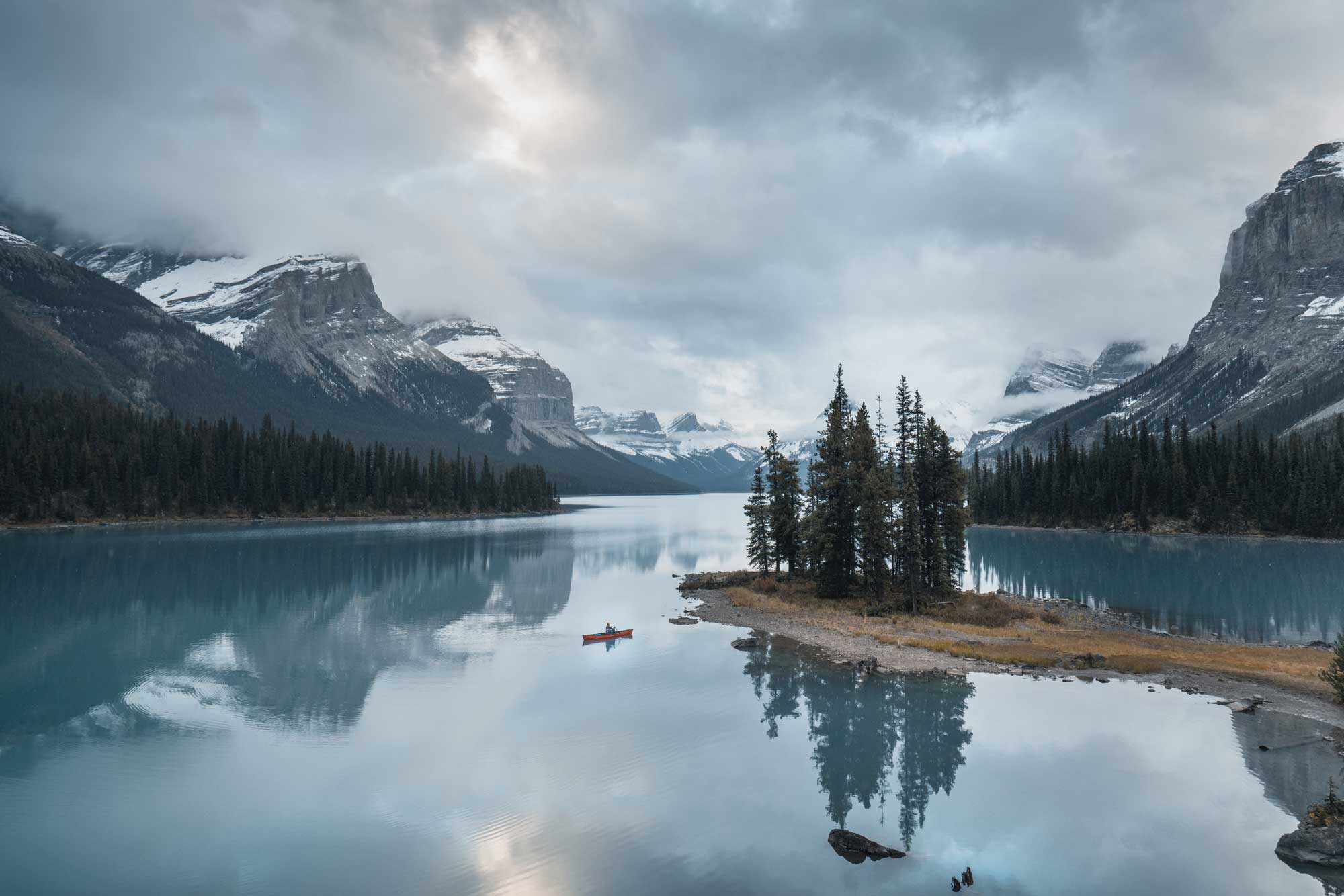 Spirit Island - Alberta - Maligne Lake