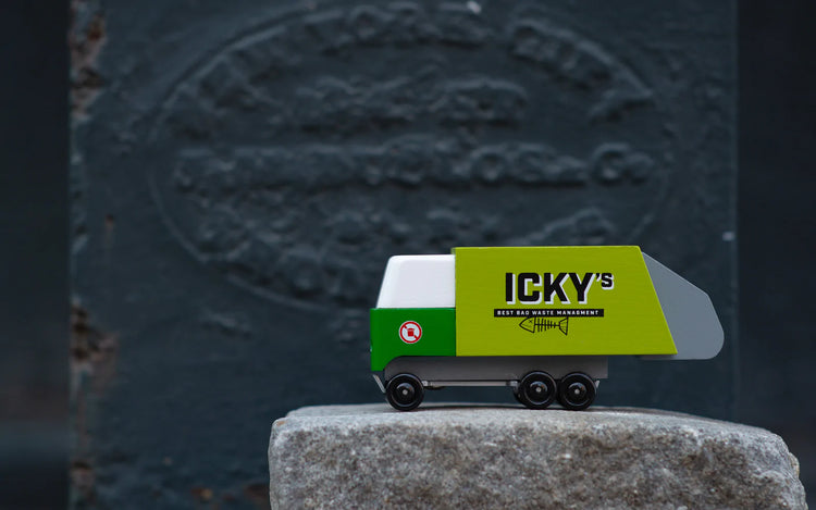 Candylab Garbage Truck Modern Vintage City Service Vehicle