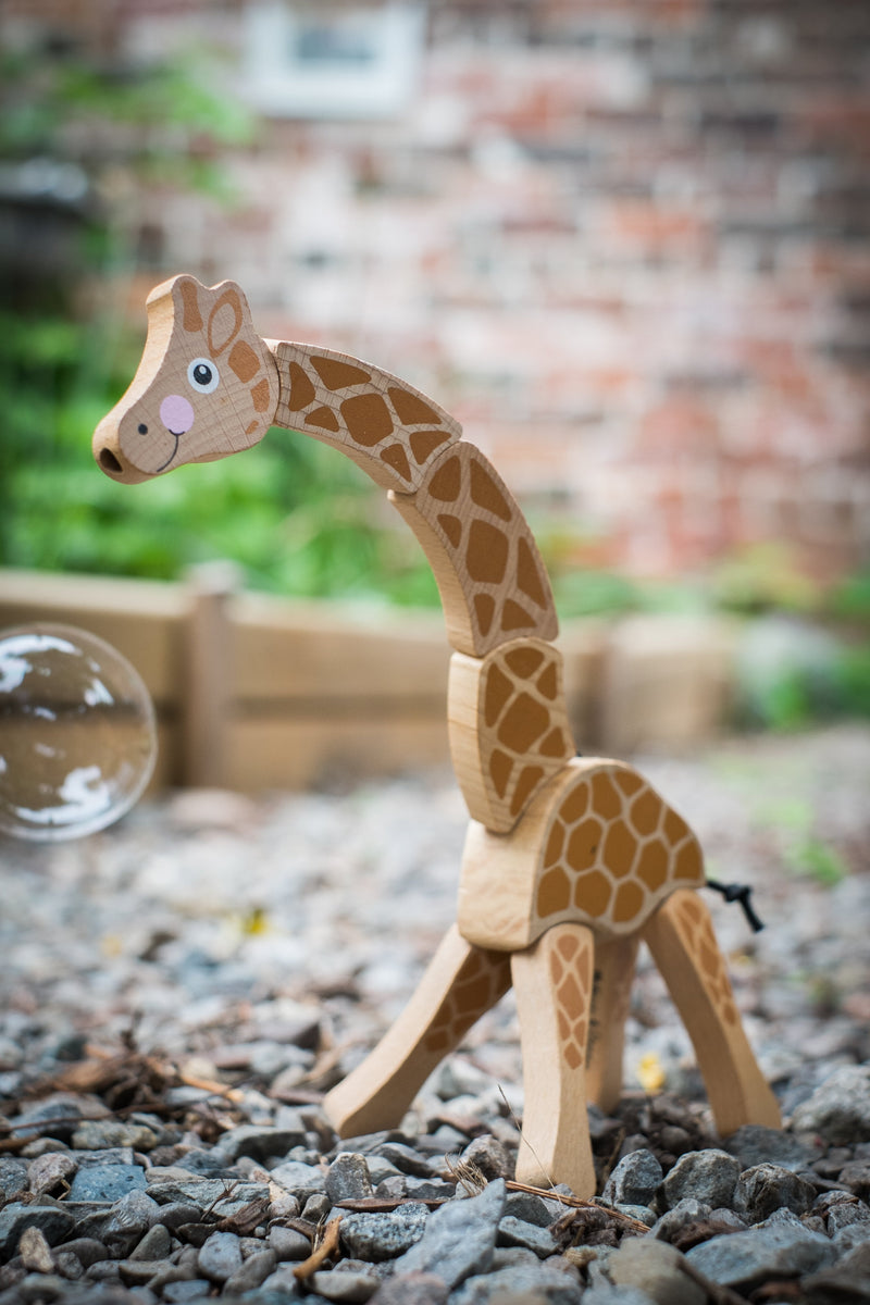 melissa and doug wooden giraffe