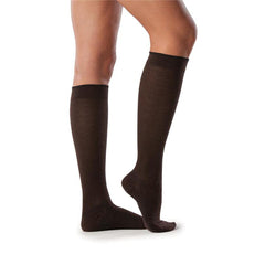 Sigvaris 242 Women's All Season Wool Sock 20-30 mmHg, Brown