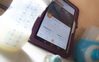 Babyphone avec thermomètre et hygromètre