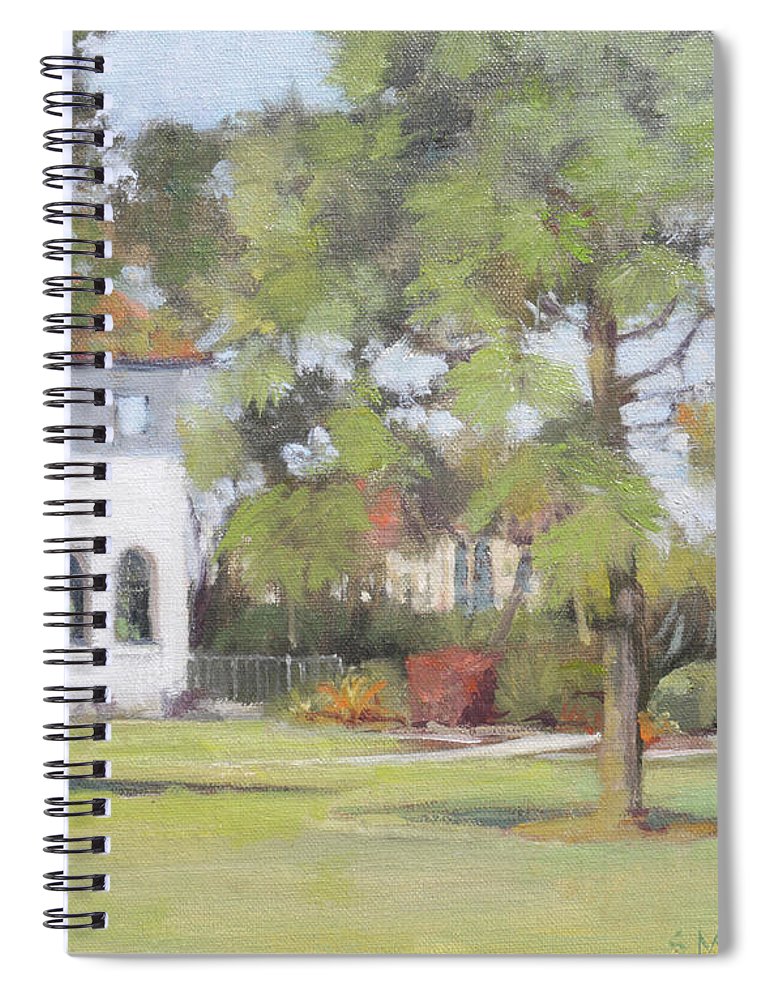 Phillippi Creek Mansion And Rose Garden Spiral Notebook Siesta