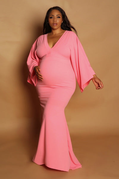 plus size maternity photoshoot dress