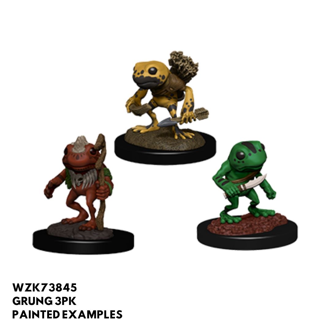 Grung 3pk || D&D Nolzur's Marvelous Unpainted Miniatures