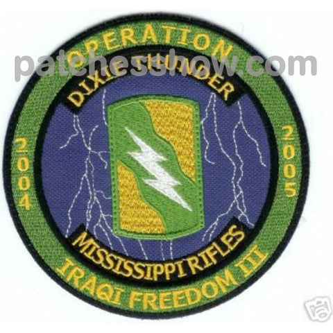 Mississippi Rifles Dixie Thunder Patches Military Tactical Patches Embroidered Sew On Or Iron On