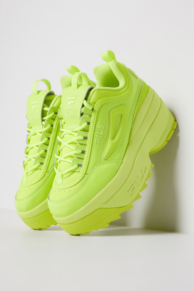 neon green fila disruptor