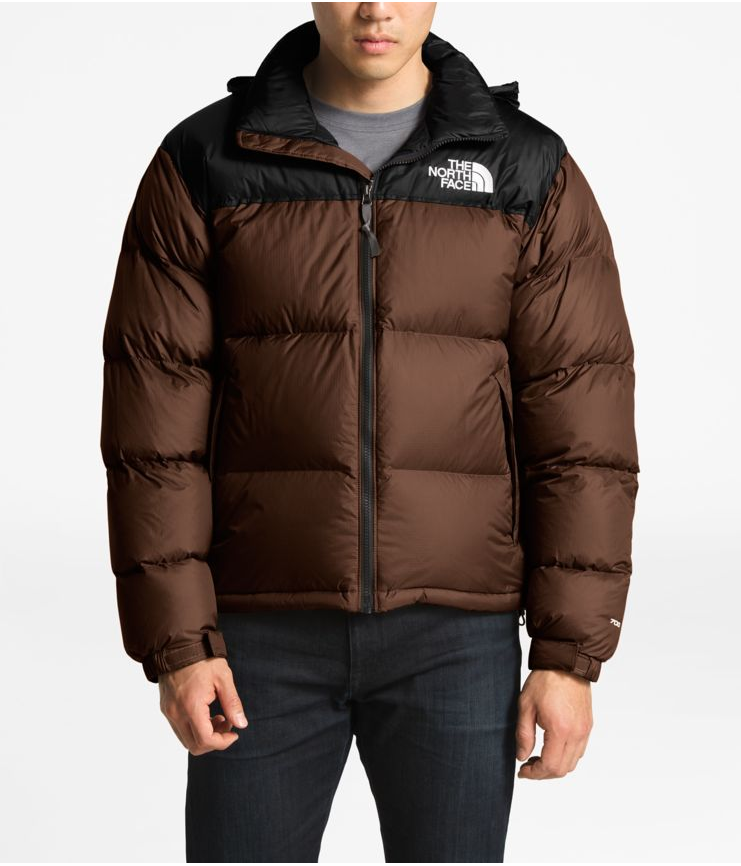the north face jacket brown 