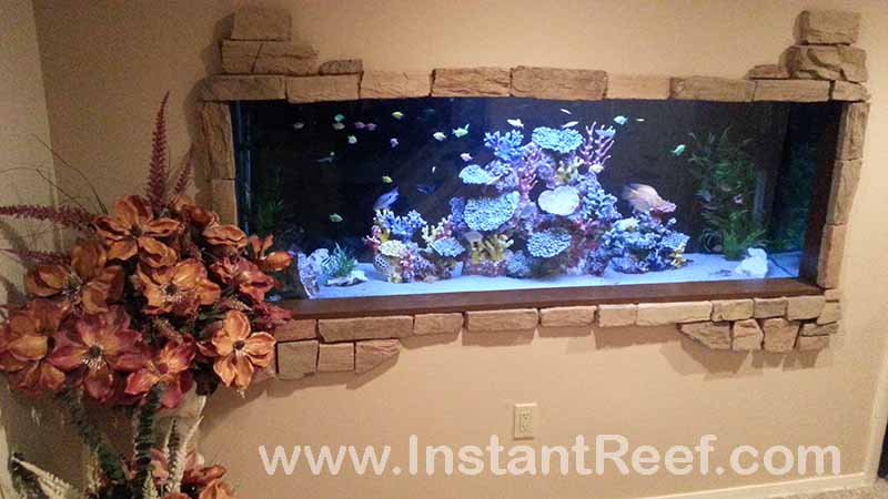 Design Colorful Custom Aquariums,  Freshwater Fake Coral Reef Tanks