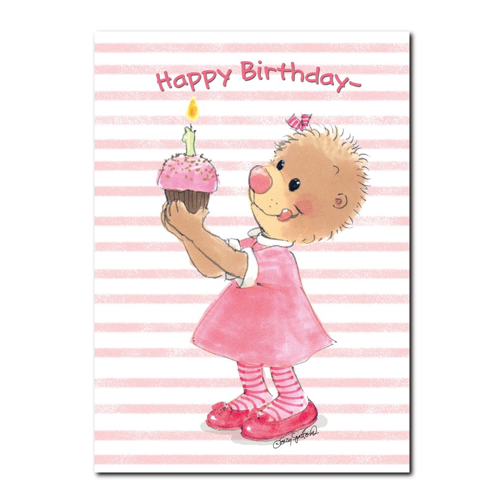 Suzy's Zoo Happy Birthday Greeting Card 6-pack 10374 