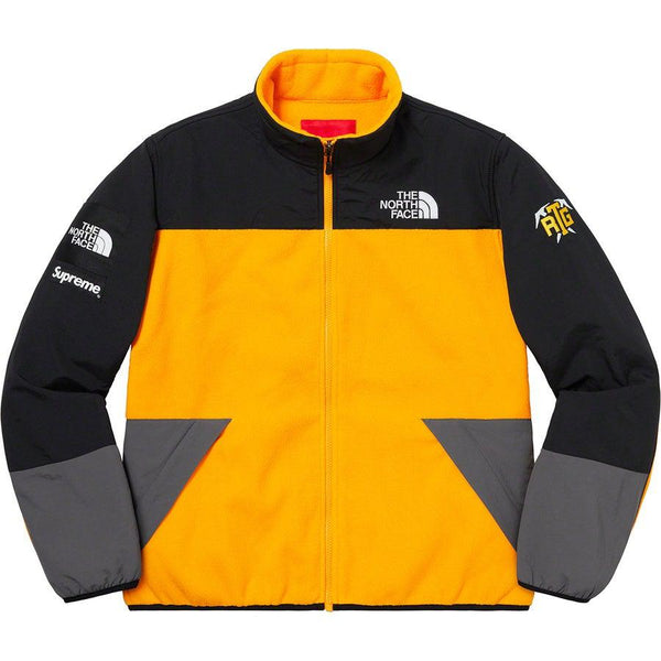 supreme north face fleece red