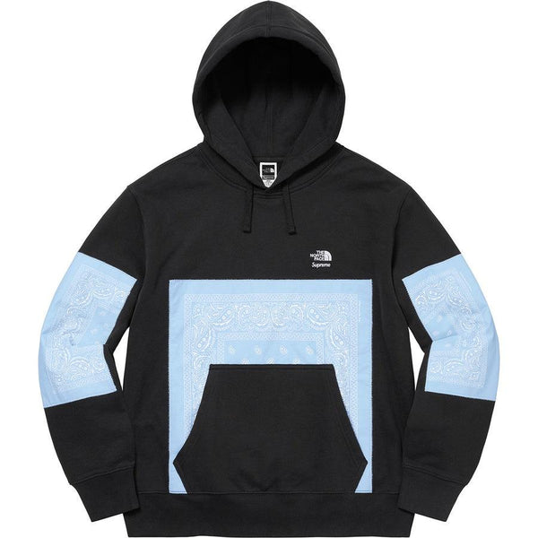 Supreme®/The North Face® Bandana Hooded Sweatshirt (Black)