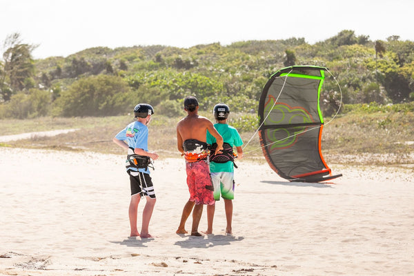 beginner kiteboarding lesson