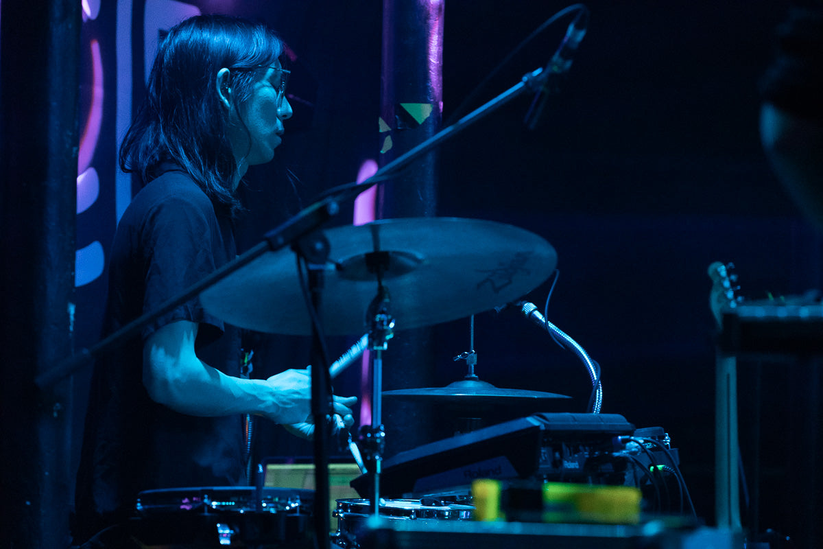 Hiro of Teleman at The Fleece in Bristol, 25th April 2019