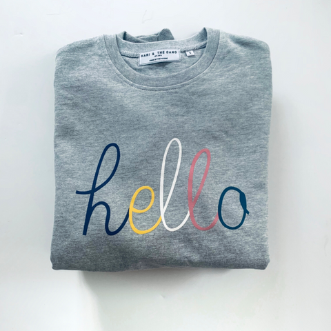 Hello sweatshirt