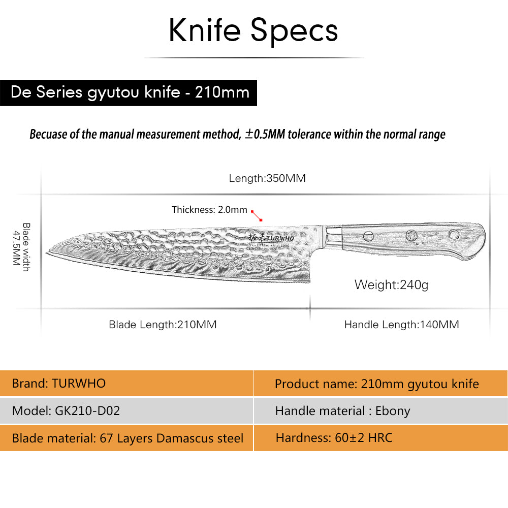 Budget Recommendations for Japanese Damascus Steel Chef Knife