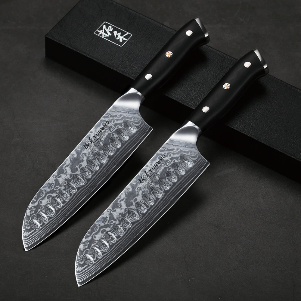 Santoku Knife Damascus Steel