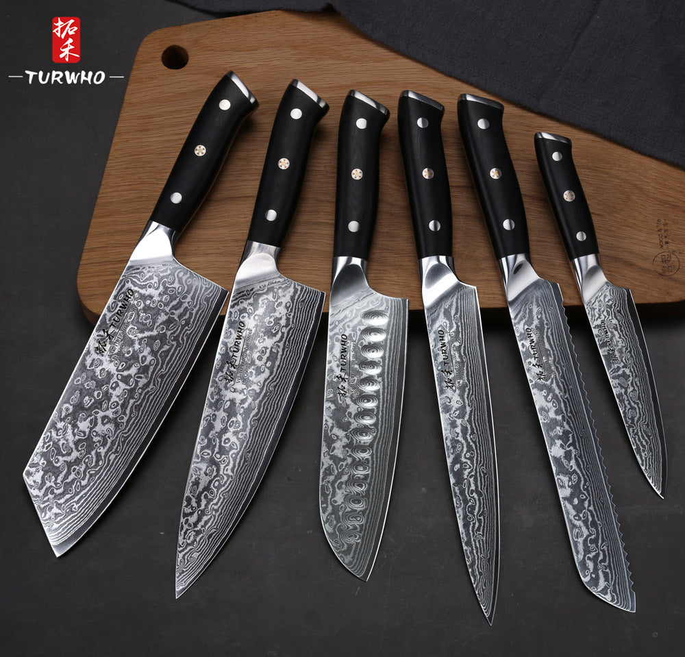 The Culinary Institute of America  Assembling a personal collection of knives is one of the first steps in becoming a professional. Just as an artist or craftsperson gathers together the tools necessary for painting, sculpting, or drawing, you will need to select knives that allow you to do your work in the safest and most efficient way. The knives you choose will become as important to you as your own fingers— quite literally an extension of your own hands.  1. Handle knives with respect. Knives can be damaged if they are handled carelessly. Even though good-quality knives are manufactured to last a lifetime, they are still prone to damage if not properly taken care of.  2. Keep knives sharp. Learn the proper techniques for both sharpening and honing knives. A sharp knife not only performs better, but is safer to use because less effort is required to cut through the food. There are many ways to sharpen knives. Use a stone periodically, a sharpening machine, or send them to a professional cutlery sharpener.  3. Keep knives clean. Clean knives thoroughly, immediately after using them. Sanitize the entire knife, including the handle, bolster, and blade, as necessary, so that the tool will not cross-contaminate food. Do not clean knives in a dishwasher.  4. Use safe handling procedures for knives. There are standards of behavior that should be remembered when using knives. When you are passing a knife, lay it down on a work surface so that the handle is extended toward the person who will pick it up. Whenever you must carry a knife from one area of the kitchen to another, hold the knife straight down at your side with the sharp edge facing behind you, and let people know you are passing by with something sharp.  When you lay a knife down on a work surface, be sure that no part of it extends over the edge of the cutting board or worktable. Also, do not cover the knife with food towels, equipment, and the like. Be sure the blade is facing away from the edge of the work surface. Do not attempt to catch a falling knife.  5. Use an appropriate cutting surface. Cutting directly on metal, glass, or marble surfaces will dull and eventually damage the blade of a knife. To prevent dulling, always use wooden or composition cutting boards.  6. Keep knives properly stored. There are a number of safe, practical ways to store knives, including in knife kits or rolls, slots, racks, and on magnetized holders. Storage systems should be kept just as clean as knives.