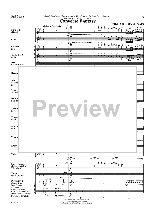 Converse - Score&quot; Sheet Music for Band - Now