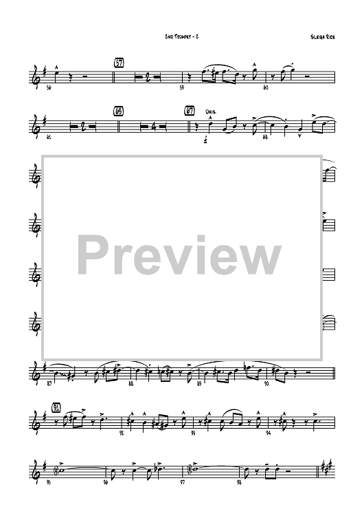 sleigh ride for trumpet sheet music free