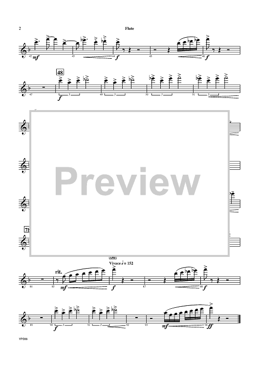 royals flute sheet music