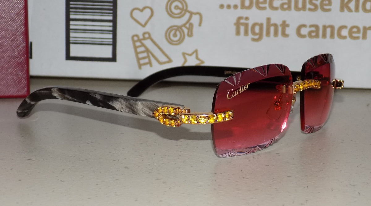 red buffalo cartier glasses