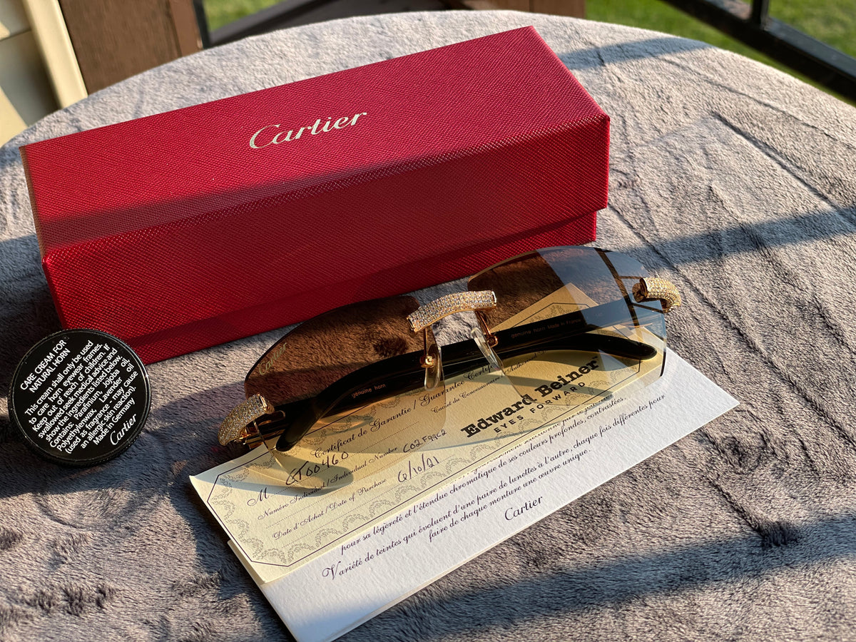 cartier buffalo horn cream