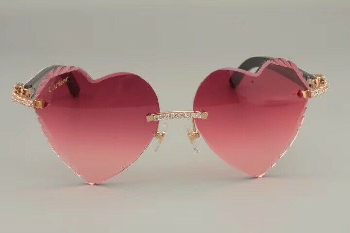 cartier glasses heart shaped